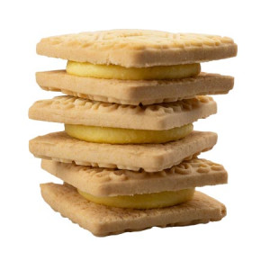 Kekse mit Vanille-Creme