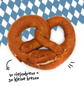 Bio Riesenbreze, frisch gebacken