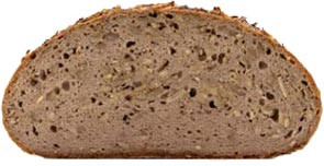 Bio Blütenbrot, frisch gebacken