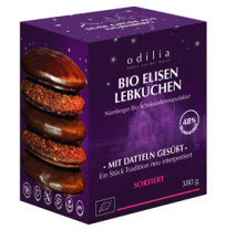 Bio Elisen Lebkuchen 5 Stück sortiert Bio Elisen Lebkuchen 5 Stück sortiert