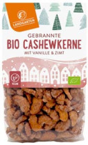 Gebrannte Bio Cashewkerne mit Vanille & Zimt