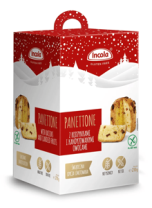 Glutenfreier Panettone mit Rosinen und kandierten Orangenschalen Glutenfreier Panettone mit Rosinen und kandierten Orangenschalen