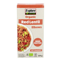 Bio Red Lentil Elbows Hörnchennudeln