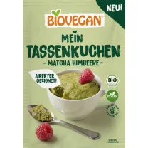 Mein Tassenkuchen Matcha Himbeere