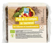 Reis Vollkornbrot mit Sonnenblumenkernen