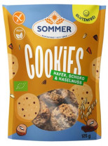 Bio Cookies Hafer, Schoko & Haselnuss