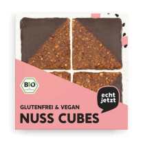 Bio Nuss Cubes 4 Stück, frisch gebacken