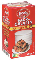 Oblaten glutenfrei 50mm