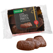 Glutenfreie Schokoprinten mit Zartbitterkuvertüre