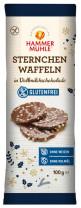 Sternchenwaffeln in Vollmilchschokolade