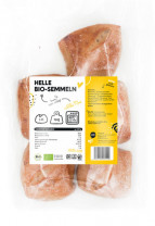 Helle Bio Semmeln 5 Stück, frisch gebacken