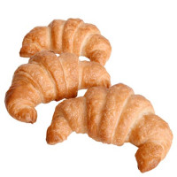 Croissants 2 Stück frisch gebacken - glutenfrei