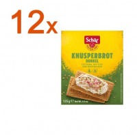 Sparpaket 12 x Knusperbrot dunkel - glutenfrei