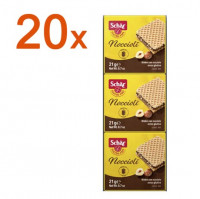 Sparpaket 20 x Noccioli Haselnusswaffel - glutenfrei