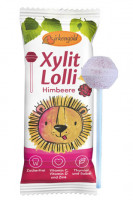 Xylit Lolli Himbeere zuckerfrei - glutenfrei