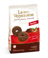 Le Veneziane Biscotti mit Kakao und Haselnüssen - glutenfrei