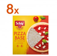 Sparpaket 8 x Pizza Base - glutenfrei