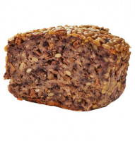 Bio Aroniaschnitte Brot frisch gebacken - glutenfrei