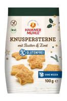 Bio Knuspersterne mit Butter & Zimt - glutenfrei