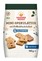 Bio Mini-Spekulatius mit Vollmilchschokolade - glutenfrei