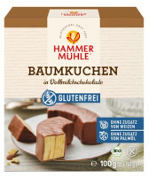 Bio Baumkuchen in Vollmilchschokolade - glutenfrei