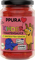 Bio Kinder Tomatensauce mit verstecktem Gemüse - glutenfrei