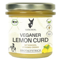 Bio veganer Lemon Curd Aufstrich - glutenfrei