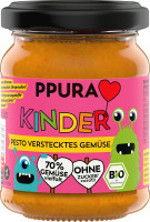 Bio Kinder Pesto mit verstecktem Gemüse 70% - glutenfrei