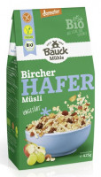 Bircher Hafer Müsli ungesüßt - glutenfrei