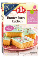 Bunter Party Kuchen - glutenfrei