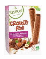 Bio Crousty Roll Kekse Kakao Haselnuss - glutenfrei