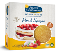 Pan di Spagna Biskuitboden 2 Stück - glutenfrei