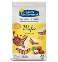 Wafer alla Nocciola quadratisch - glutenfrei