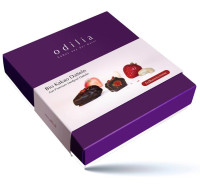 Bio Kakao Datteln mit Erdbeercreme - glutenfrei