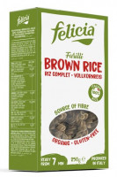 Bio Fusilli Brown Rice Vollkornreis - glutenfrei