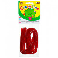 Bio Himbeer-Schnüre aus Fruchtgummi - glutenfrei