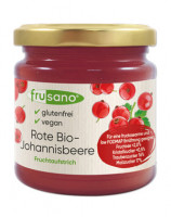 Bio Johannisbeere Fruchtaufstrich fructosearm - glutenfrei