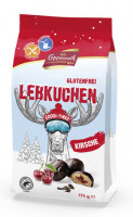 Lebkuchen mit Kirschfüllung - glutenfrei