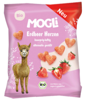 Bio Erdbeer Herzen - glutenfrei