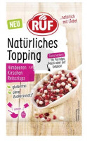 Natürliches Topping Himbeer, Kirsch, Reiscrisps - glutenfrei