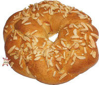 Oster Kränzle mit Mandeln, frisch gebacken - glutenfrei