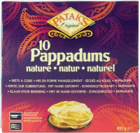 Pappadums Natur - glutenfrei