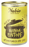 Bio Quinoa Eintopf mit Kokosmilch und Curry - glutenfrei