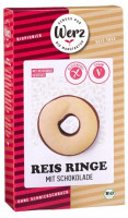 Reis Ringe mit Schokolade - glutenfrei