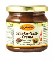 Schoko Nuss Creme ohne Zuckerzusatz - glutenfrei