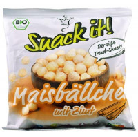 Bio Snack it! Maisbällchen mit Zimt - glutenfrei