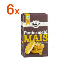 Sparpaket 6 x Mais Paniermehl Semmelbrösel - glutenfrei