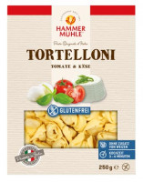 Tortelloni mit Tomate & Käse - glutenfrei