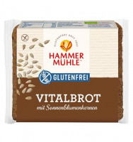 Vitalbrot mit Sonnenblumenkernen - glutenfrei