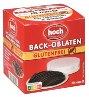 Oblaten glutenfrei 70mm - glutenfrei